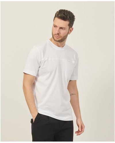 Gazzarrini T-shirt T-shirt en coton avec poche - Blanc