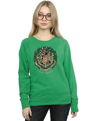 Harry Potter Sweat-shirt Christmas Wreath - Vert