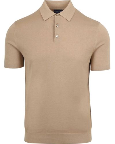 Suitable T-shirt Polo Knitted Beige - Neutre