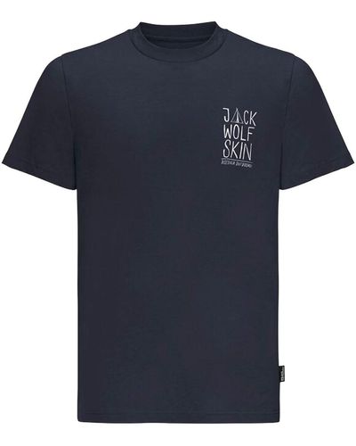 Jack Wolfskin T-shirt 1809791_1010 - Bleu