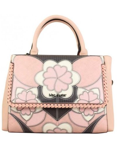 Mac Alyster Sac Bandouliere Petit sac à rabat Impression rose motif fleur