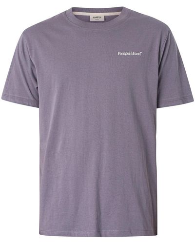 Pompeii3 T-shirt Burgers au lit T-shirt graphique - Violet