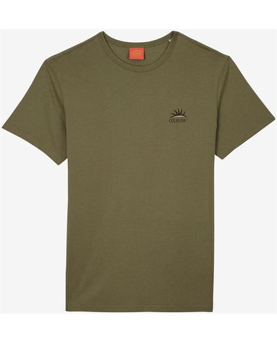 Oxbow T-shirt Tee shirt manches courtes graphique TAUARI - Vert