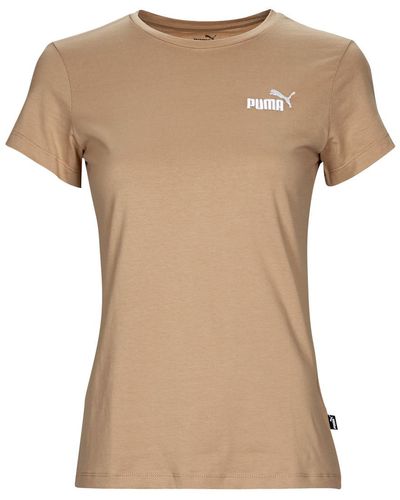 PUMA T-shirt ESS EMBROIDERY - Neutre
