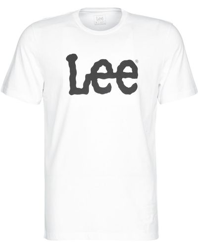 Lee Jeans T-shirt LOGO TEE SHIRT - Blanc