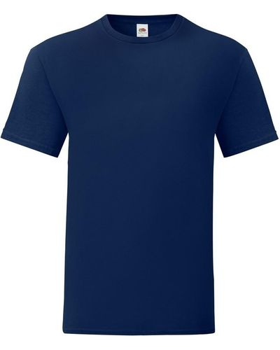 Fruit Of The Loom T-shirt Iconic 150 - Bleu