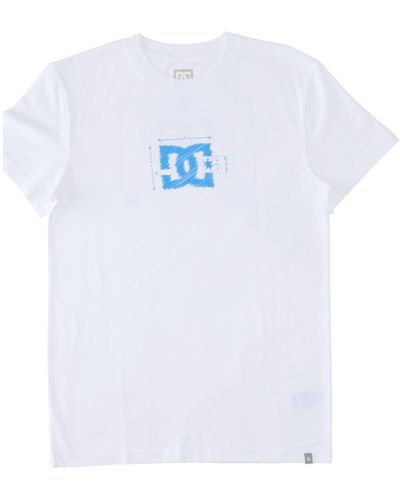 DC Shoes T-shirt Blueprint - Blanc