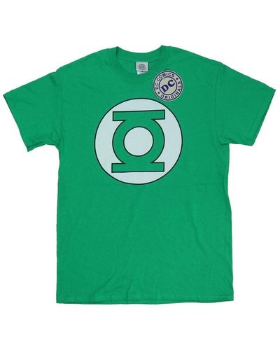 Dc Comics T-shirt Green Lantern Logo - Vert