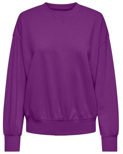 ONLY Sweat-shirt 15312085 BELLA NECK-PURPLE MAGIC - Violet