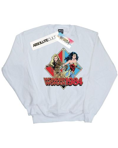 Dc Comics Sweat-shirt Wonder Woman 84 Back To Back - Bleu