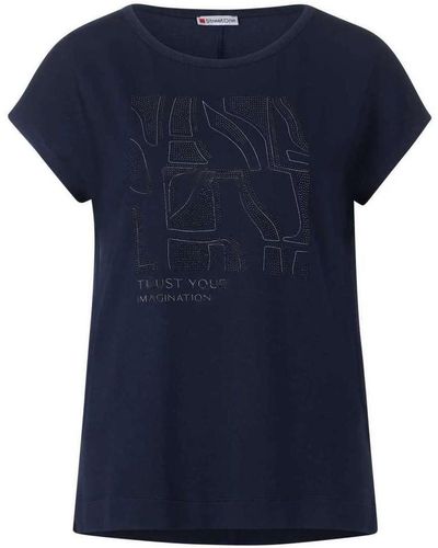 Street One T-shirt 166077VTPE24 - Bleu