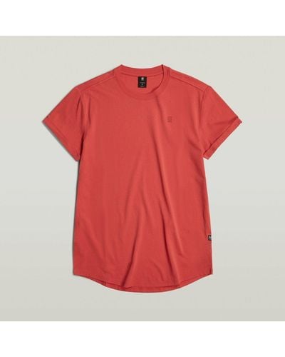 G-Star RAW T-shirt D16396 B353 LASH-5789 FINCH - Rouge