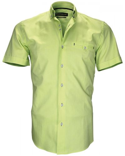 Emporio Balzani Chemise chemisettes oxford filippi vert