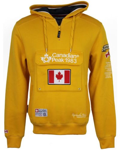 Canadian Peak Sweat-shirt Sweat GALAPAGOS - Jaune