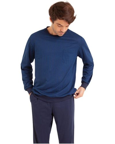EMINENCE Pyjamas / Chemises de nuit Pyjama long coton - Bleu