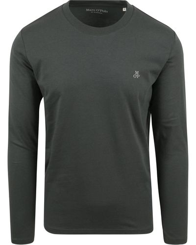 Marc O' Polo T-shirt T-Shirt Manches Courtes Vert Foncé - Gris