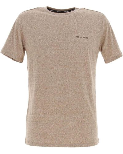 Teddy Smith T nark bison ch mc tee T-shirt - Gris
