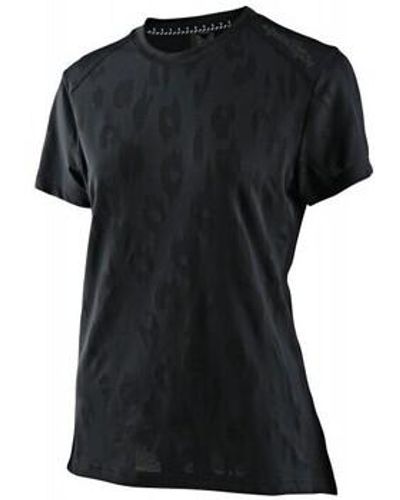 Troy Lee Designs T-shirt TLD Maillot VTT Lilium SS Jacquard - Noir