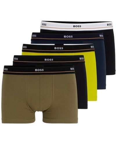 BOSS Boxers Essential Trunk pack x5 - Multicolore