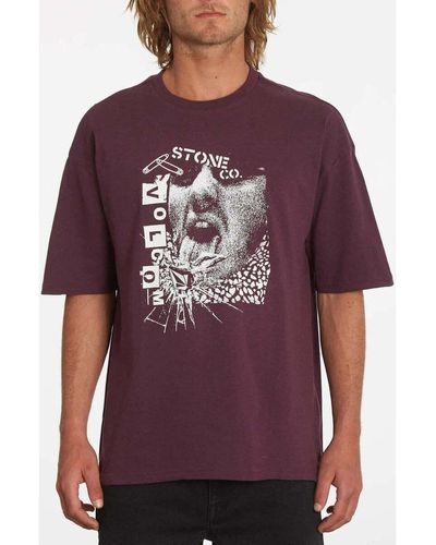Volcom T-shirt Camiseta Safetytee Mulberry - Violet