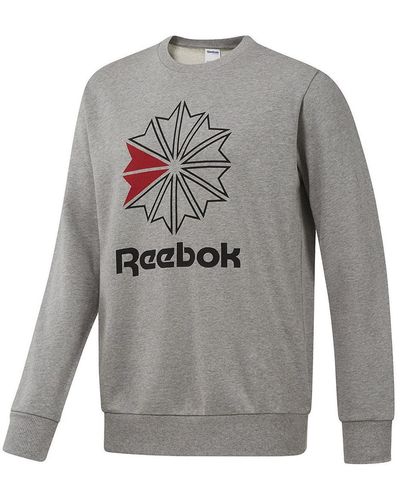Reebok Sweat-shirt AC FT BIG STAR - Gris