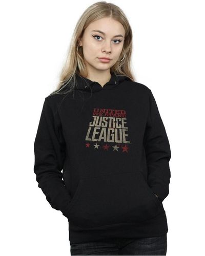 Dc Comics Sweat-shirt Justice League Movie United We Stand - Noir