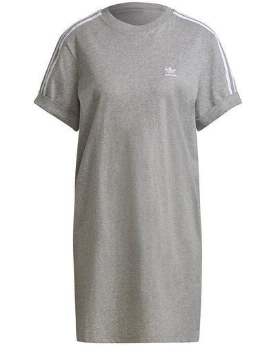 adidas T-shirt TEE DRESS - Gris
