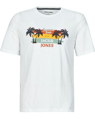 Jack & Jones T-shirt JJSUMMER VIBE TEE SS CREW NECK - Blanc
