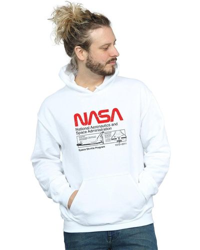 NASA Sweat-shirt BI2189 - Blanc