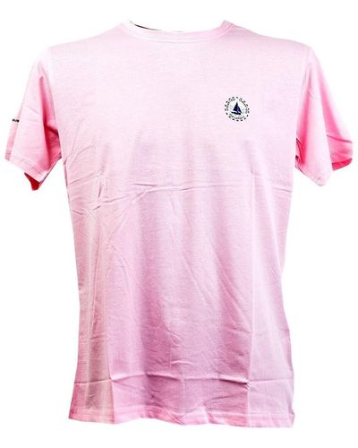 Ted Lapidus T-shirt CASSIEN Col Rond RO - Rose