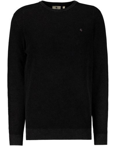 Garcia Pull Pull coton col rond - Noir