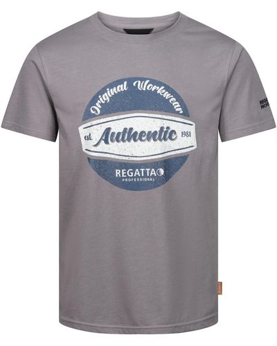 Regatta T-shirt Original Workwear - Gris