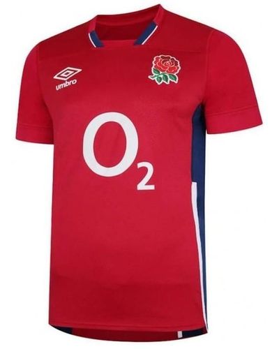 Umbro T-shirt MAILLOT RUGBY ANGLETERRE EXTER - Rouge