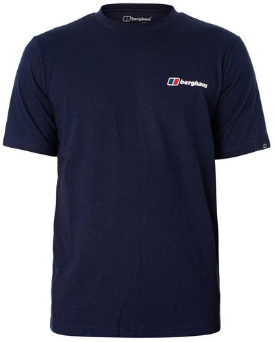 Berghaus T-shirt T-shirt de linéation - Bleu