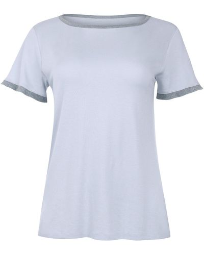 Lisca Pyjamas / Chemises de nuit Haut pyjama t-shirt manches courtes Laura - Bleu