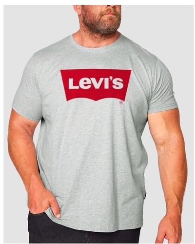Levi's T-shirt - Tee Shirt grande taille - gris - Blanc