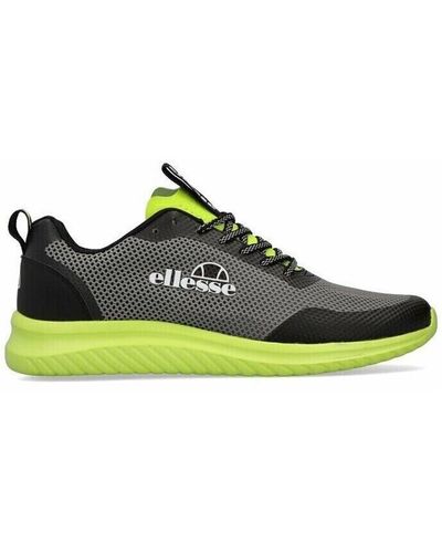 Ellesse Baskets - Sneakers New russel - noire - Vert
