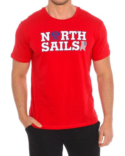 North Sails T-shirt 9024110-230 - Rouge