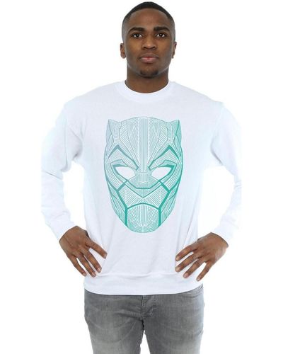 Marvel Sweat-shirt Black Panther Mask - Bleu