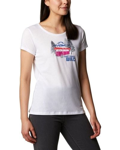 Columbia T-shirt T-shirt graphique Daisy Days blanc