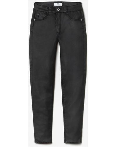 Le Temps Des Cerises Jeans Pulp slim taille haute 7/8ème jeans enduit noir n°0