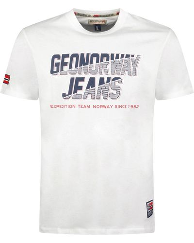 Geo Norway T-shirt SX1046HGNO-WHITE - Blanc