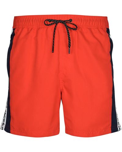 Jack & Jones Maillots de bain JPSTFIJI JJSWIM TAPE - Rouge