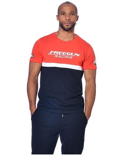 Freegun T-shirt T-shirt Collection Racing - Rouge