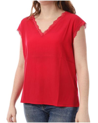 ONLY T-shirt 15320607 - Rouge