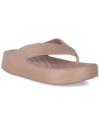 Crocs™ Chaussons getaway platform - Marron