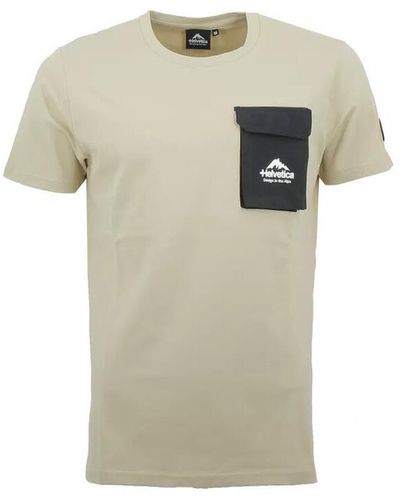 Helvetica T-shirt BROWN - Neutre