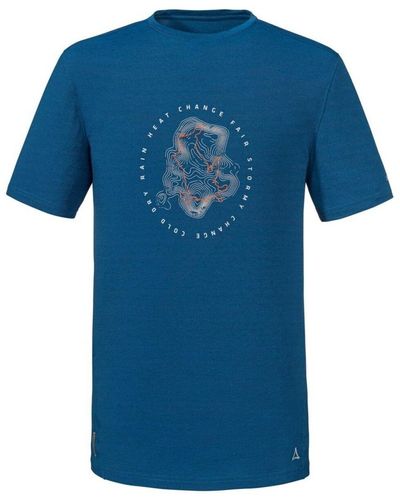Schoeffel T-shirt - Bleu