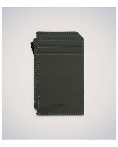 Rains Porte document Card Wallet Green - Vert