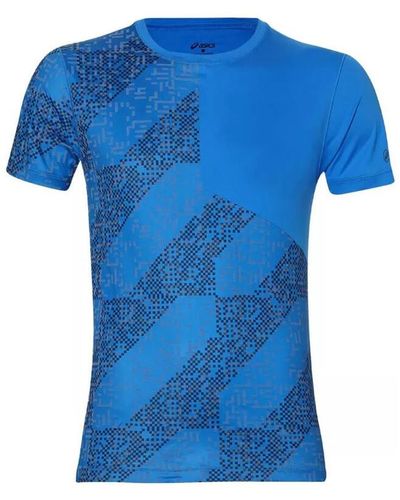 Asics T-shirt Lite Show - 146617-1186 - Bleu